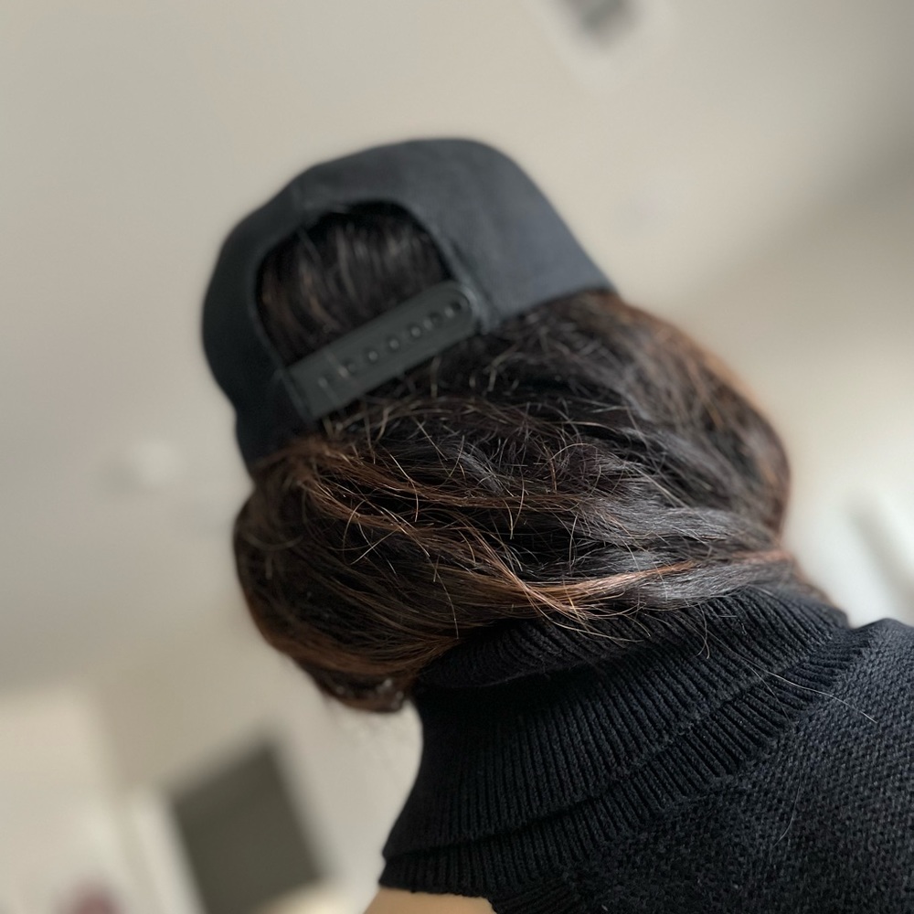 Black Statement Baseball Hat Cap - image 4